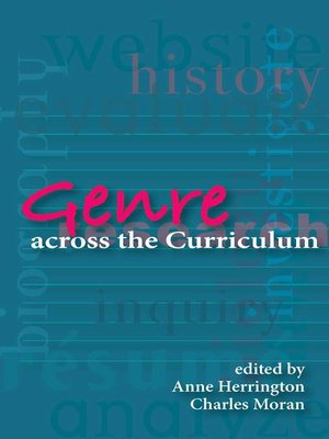 cover image of Genre Across the Curriculum